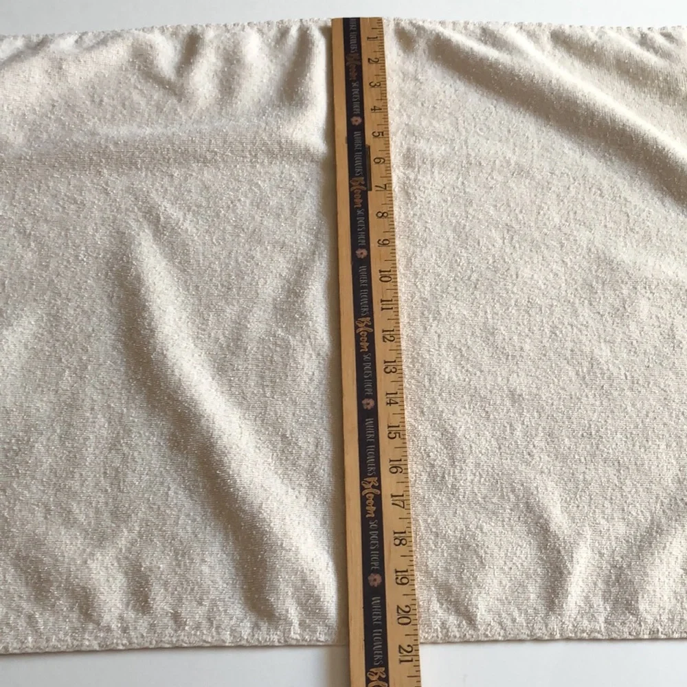 Gold Royal Family by Cannon Vintage MCM Guest Towel Set Cream And Gold